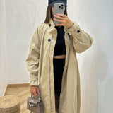 Trench oversize [ beige ]