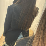 Veste blazer ajustable [ noir ]