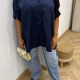 Chemise VAIA [ bleu marine ]