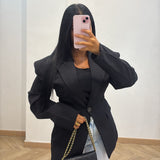 Blazer ceintré [noir]