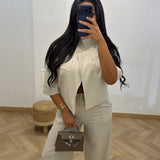 Ensemble blazer court [beige]