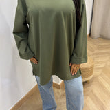 T-shirt manche longue CALY [ kaki ]