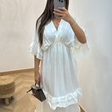Robe nina  [ blanc ]