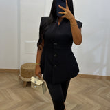 Veste sans manche [ noir ]