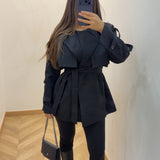 Trench court [ noir ]