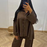 Ensemble MINA [ marron ]