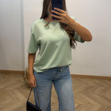 T-shirt épaulette MAISSA [ vert ]
