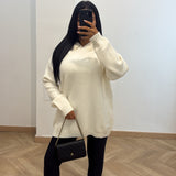 Pull capuche [ecru]