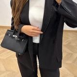 Blazer surpiqûre [ noir ]