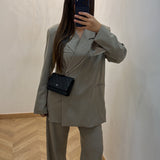 Ensemble tailleur [ taupe ]