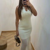 Robe tulle [ beige ]