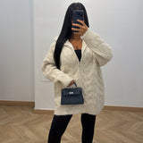 Gilet tressé [beige]