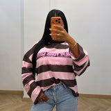 Pull City [rose/marron]