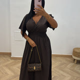 Robe Fouzia [marron]