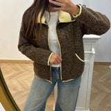 Veste moumoute [ marron ]