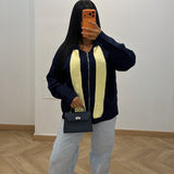 Gilet lacet [bleu/jaune]