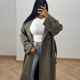 Trench Inaya [kaki]