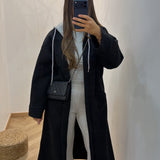 Manteau Tessa capuche [ noir ]