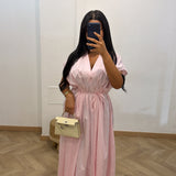 Robe FARIEL [ rose ]
