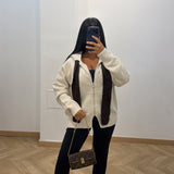 Gilet lacet [beige]