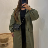 Veste k-way xtra long [ kaki ]