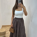 Jupe stella [ marron ]