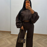 Ensemble Léana [marron]