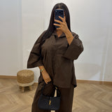Ensemble MANEL [ marron ]