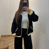 Ensemble bi-couleur [ noir ]