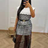Robe dentelle [ blanc ]