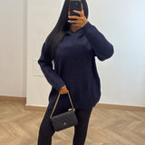 Pull capuche [bleu]