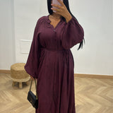 Robe fleur [prune]