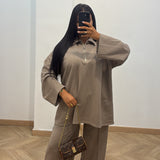 Ensemble jogg zip [taupe]