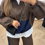 Ensemble bi-couleur [ marron ]