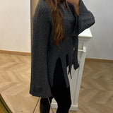 Pull à frange [ gris ]