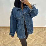 Veste en jean poche