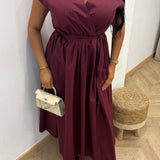 Robe SHANON [ bordeaux ]