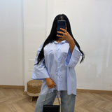 Chemise NEJ [ bleu ]