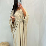 Robe strass [beige]