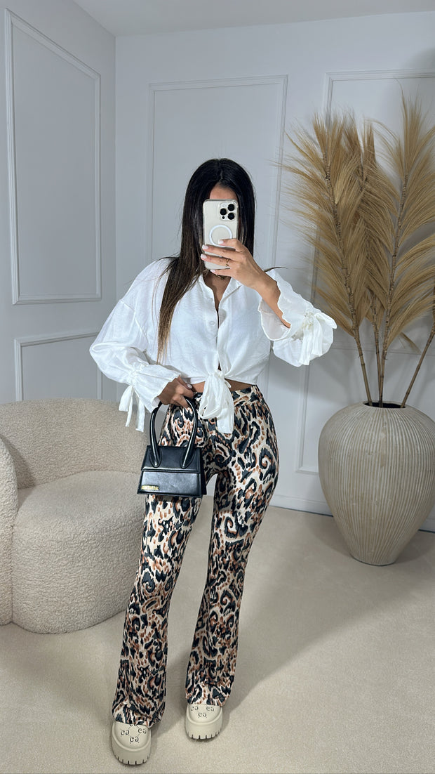 Pantalon à motif [ noir ]
