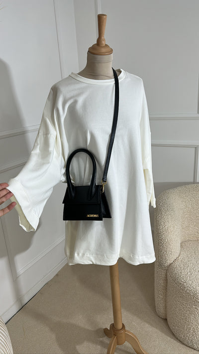 T-shirt large [ blanc ]