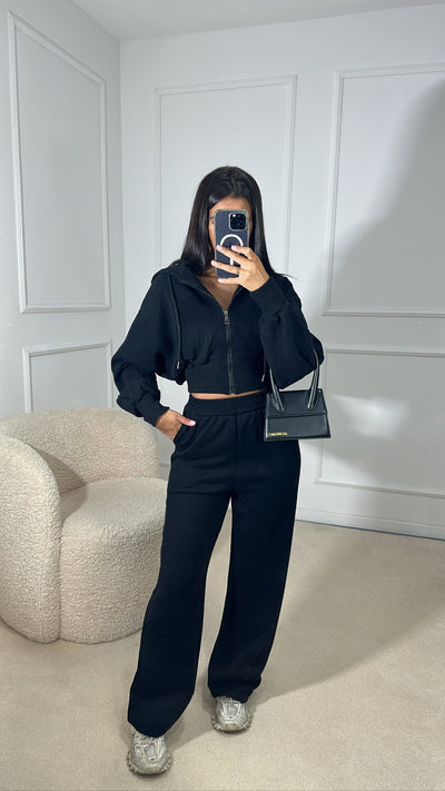 Ensemble gilet court [ noir ]