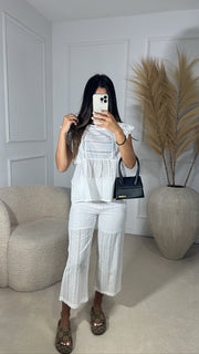 Ensemble brodé [blanc]