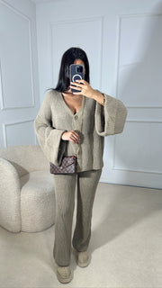 Ensemble retroussé [ taupe ]