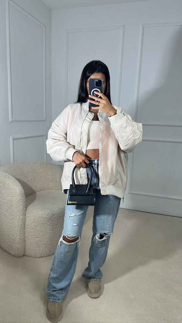 Bomber long [ beige ]