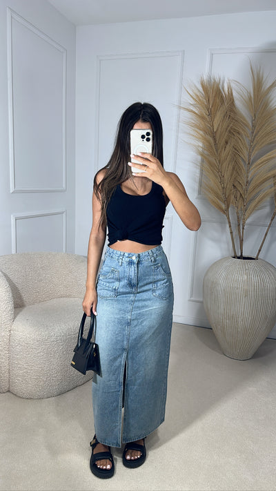 Jupe longue [bleu]2260