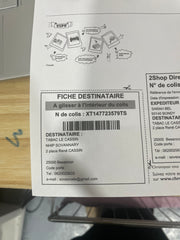 Robe gaz de coton col v [ jaune ]