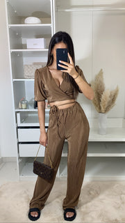 Ensemble nina [ marron ]