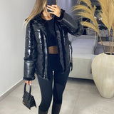Manteau kyla [ noir ]