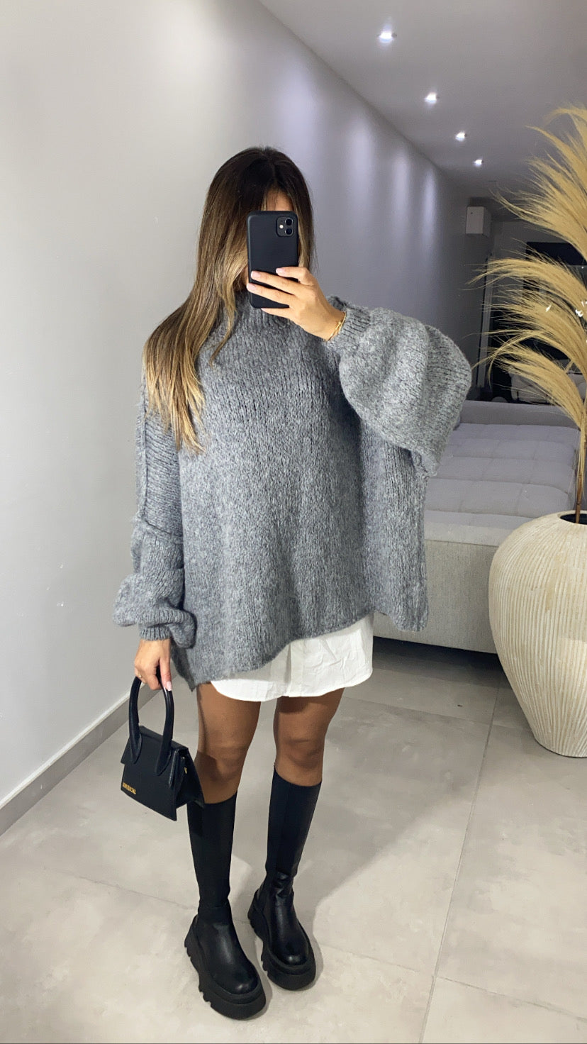 Pull aya [ gris foncé ]
